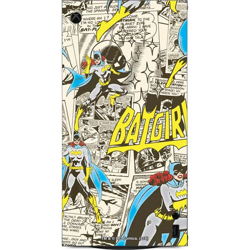 DC Comics Batman Batgirl Vintage Action pose pattern XBox Series X Digital Edition Console Skin